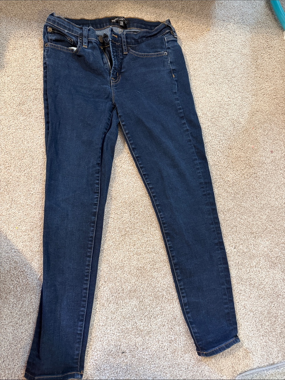 J. Crew Dark Indigo Skinny Jeans